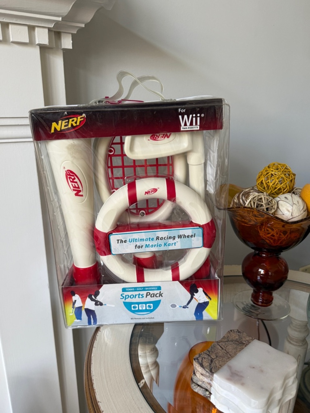 Wii Sports + Wii Play + Nerf Sport Pack for Nintendo Wii New Old Stock